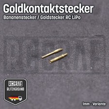 Goldkontaktstecker 4,0 Mm – 4 Stück, Rotes Gehäuse, Verpolungssicher, Für Hochstrom Bis 36 A