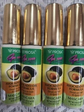 4 PROSA MASCARA RIMEL 4 IN 1 AVOCADO OIL FORMULA WATERPROOF FORMULA EXTRA VOLUME