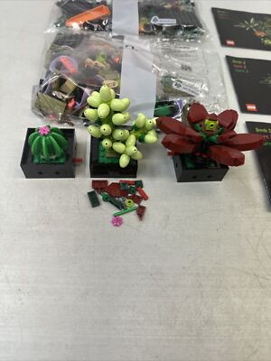 LEGO Icons Succulents Plants and Flowers Home Decor 10309 771 pcs Botanical  | eBay