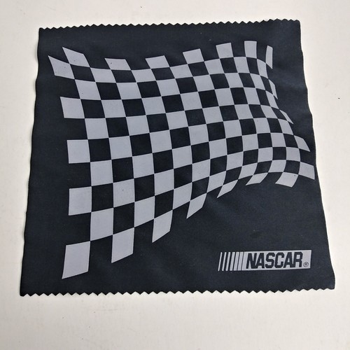 NASCAR Eyeglass Case & Cloth Hard Shell Felt Lined Travel Carrier Checkered Flag - Picture 4 of 12