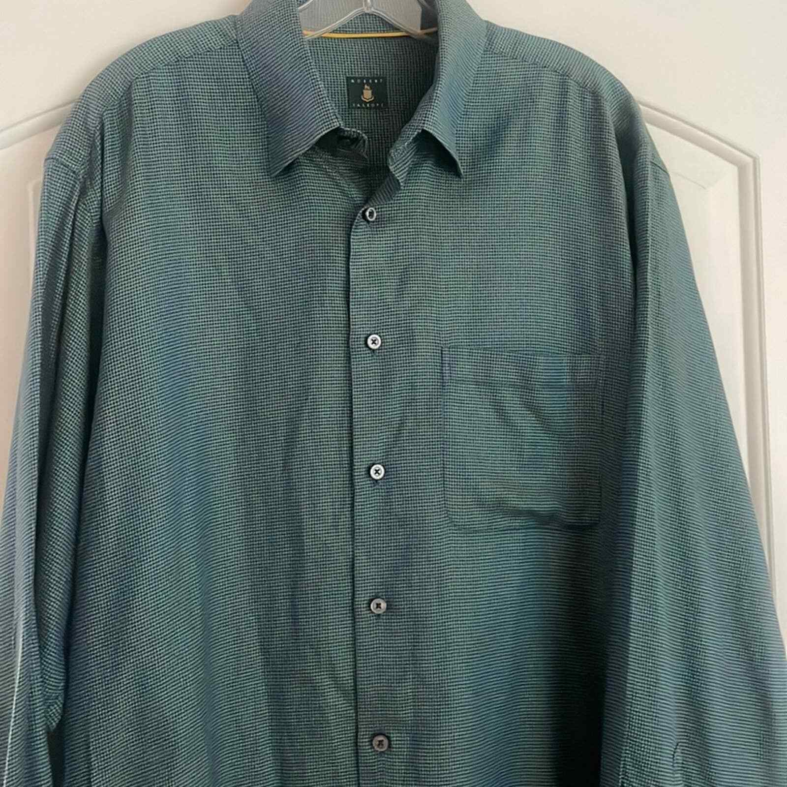 Robert Talbott Cotton Button Down Shirt Size L - image 2