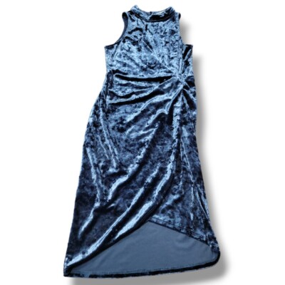 ASTR Dress Size Small ASTR The Label Dress Avalon Sleeveless Velvet Wrap Dress 