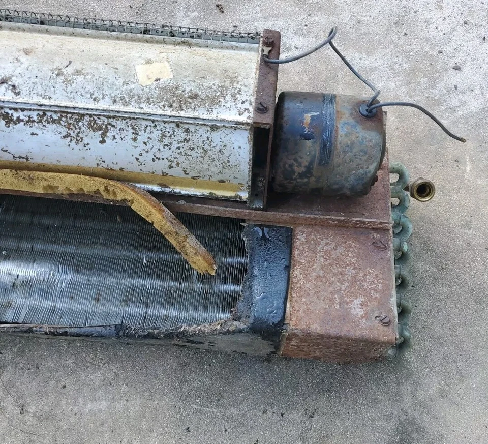 Evaporador de ar condicionado Volkswagen Beetle década de 1970 NOS testado - Imagem 2 de 4