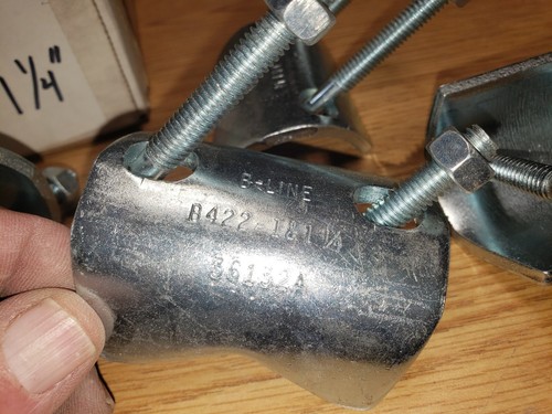 B-Line B422-1" & 1-1/4" Conduit Beam Clamp / one inch or one and a quarter inch - Picture 4 of 5
