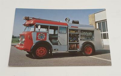 PENNINGTON Bedford J5 Water Tender, Fire Brigade Photo Postcard