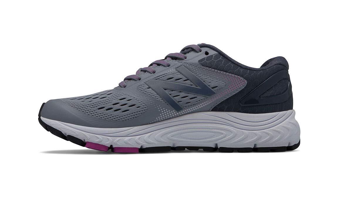 New Balance Women's 840 V4 Running Shoe, Cyclone/Poisonberry, 6.5 XW US
