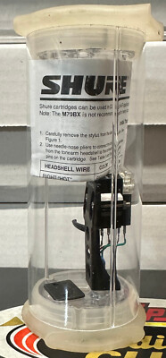 SHURE M44-7 Scratch Needle Mint w/ Technics 1200 Headshell & Case