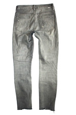  238 Mother Jeans 27 High Waisted HW LOOKER ANKLE FRAY Best Left in the Shadows