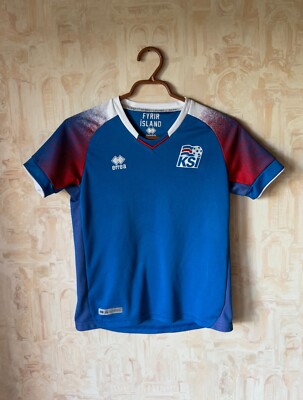 Official Iceland 2018/2019 World Cup Home Shirt Jersey - XXS Men s