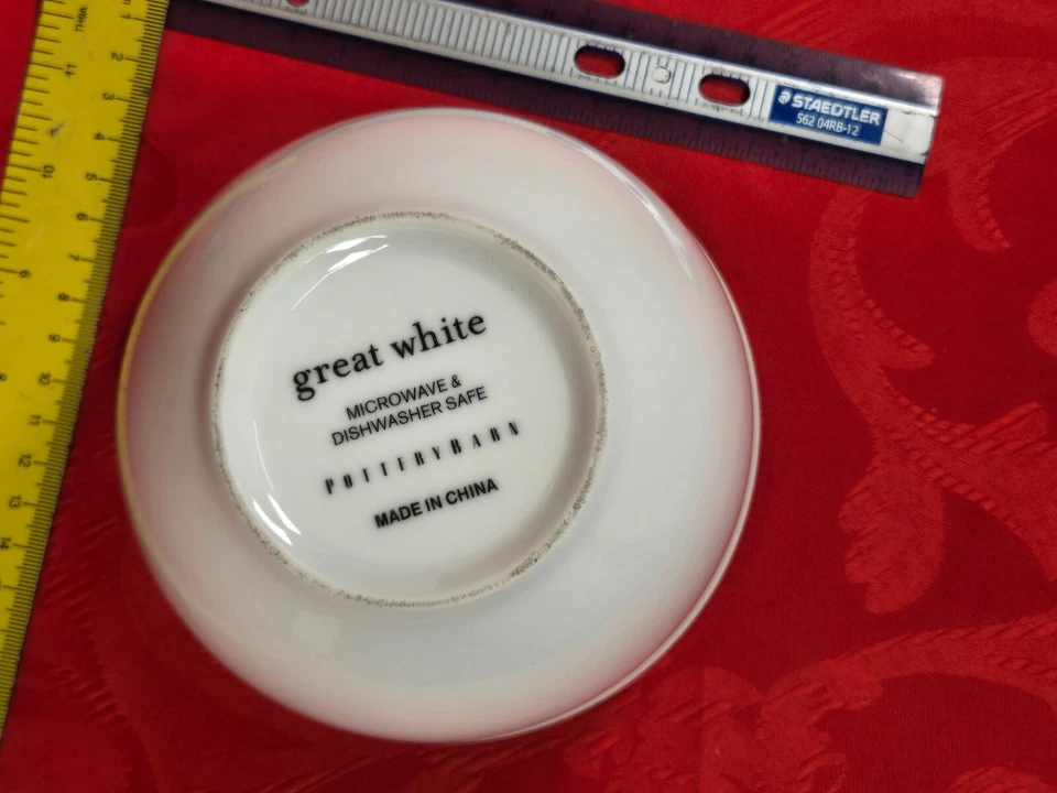 Pottery Barn Great White Bowl 5 3/4" - Image 3 of 4