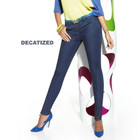 Jegging Femme Legging jean Pantalon slim moulant - Bas Bleu NATALIE - Taille L