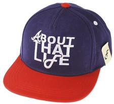Flat Fitty About That Life Snapback Cap Hat, Blue, One Size