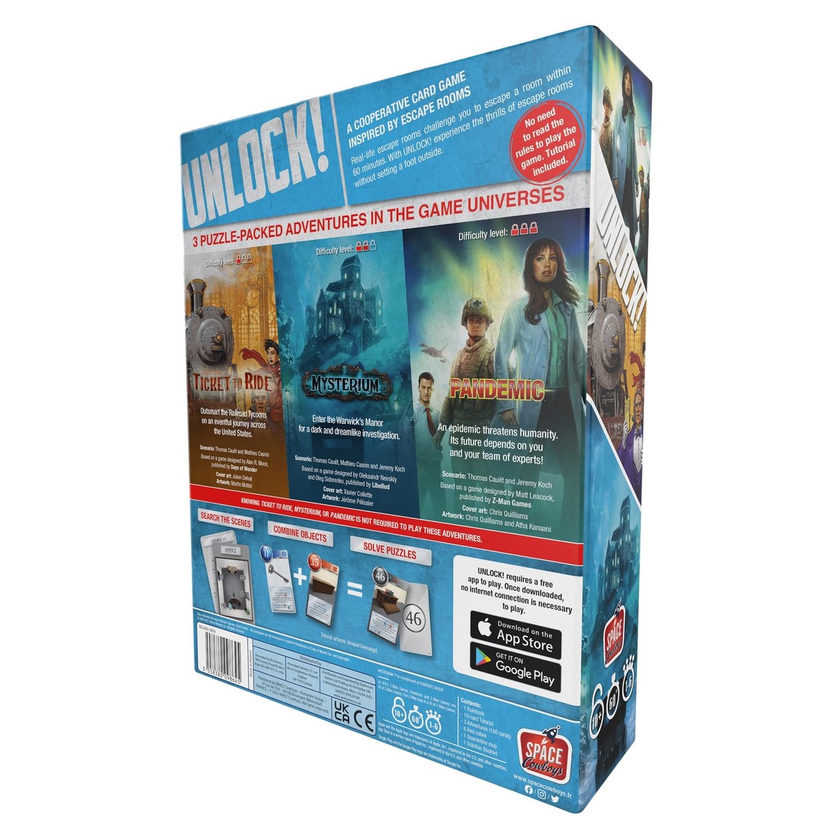 Unlock! Game Adventures Card Game - Escape Room-Inspired
