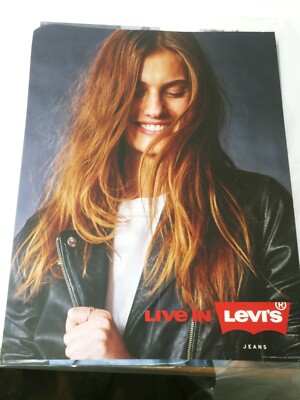 2015 Levi's Jeans 11 Store Posters Displays Advertising Blue