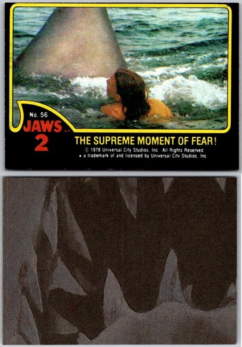 1978 Topps JAWS 2 Movie Trading Cards - Set Break - Pick Your Cards NM/MT - 第 57/71 張圖片