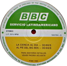 BBC LATIN AMERICA - AL PIE DEL BIG BEN - PET SHOP BOYS - 30/89