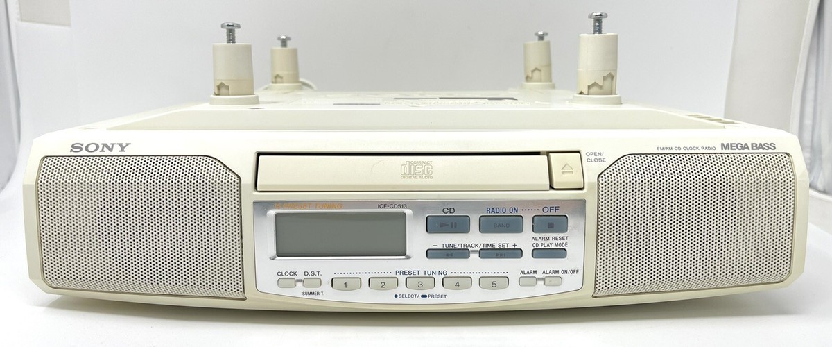 Sony ICF-CD 513 Under-Cabinet Kitchen FM/AM CD Clock Radio with