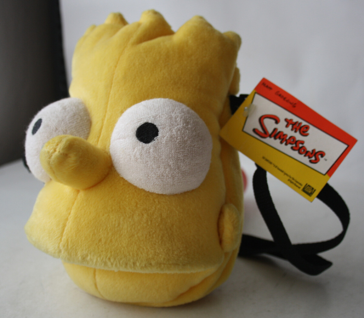 RARE VINTAGE 1997 THE SIMPSONS BART SIMPSON HEAD PLUSH MULTI
