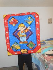 Bob The Builder Baby Quilt