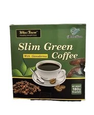 SLIM GREEN COFFEE With Ganoderma HEALTHY WEIGHT LOSS. Weight Control Detox Tea.