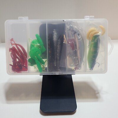 84 Piece Fishing Lures with Case for Salt and Fresh Water Fish Species. NEW