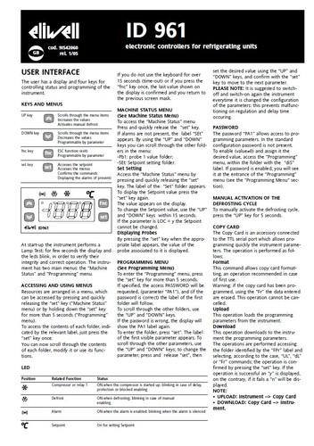 ELIWELL ID961 DIGITAL THERMOSTAT CONTROLLER 12V USES NTC OR PTC PROBE 12 VOLT - Picture 6 of 10