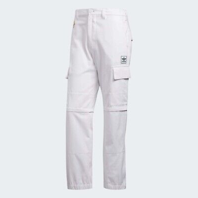 TYSHAWN JONES Adidas Cargo Sweat Pants Joggers WHITE 