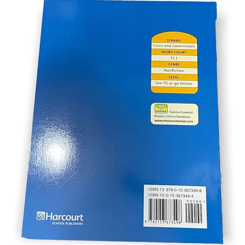 Harcourt Citizenship At School By Andrew Patterson Childrens Educational Book - Picture 3 of 3