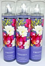 Bath and Body Works FREESIA BODY MIST 8 OZ/236ML *SET OF 3*