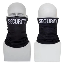 Rothco Multi-Use Tactical Head Wrap - Black With Security Print