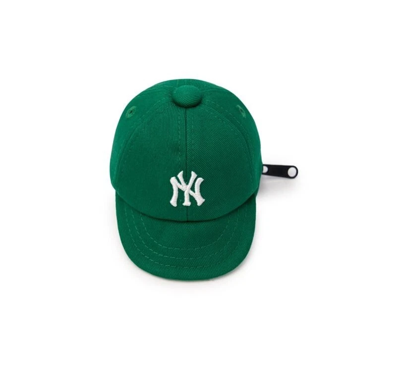 MLB KOREA Basic Ball Cap Pouch Keyring New York Yankees / Green - Image 3 of 4