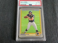 2001 TOPPS #328 DREW BREES *ROOKIE PSA 8 NM-MINT*  CHARGERS