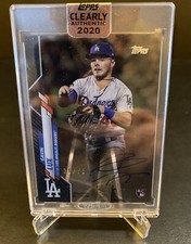 Gavin Lux auto rookie card /75 2020 Topps Clearly Authentic black RC NM Dodgers