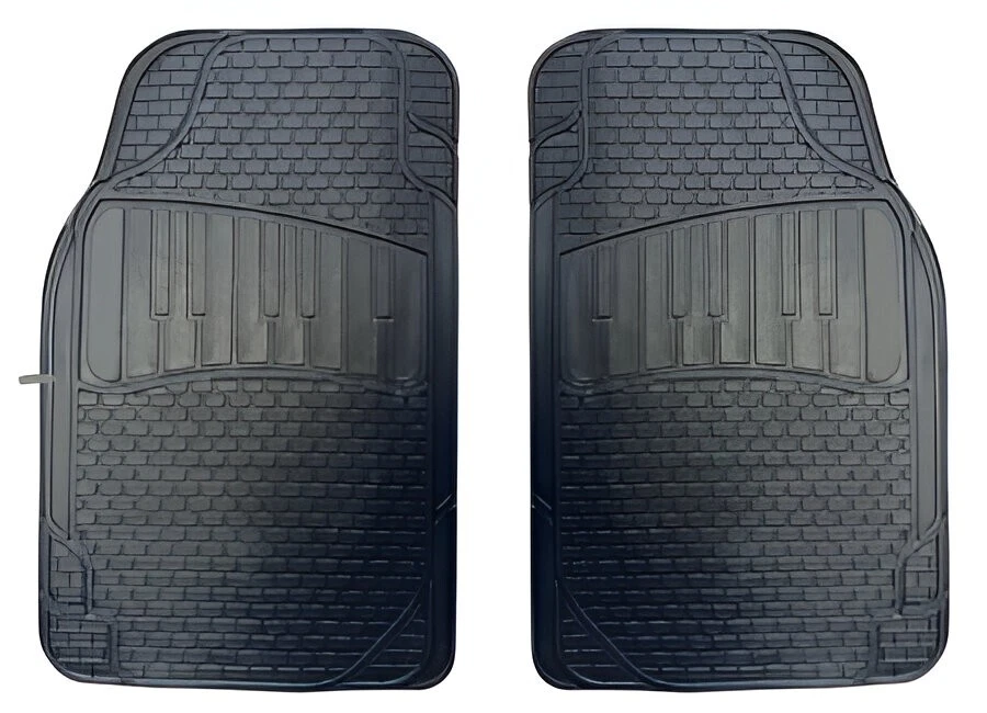 Alfombrillas de coche para todos Chrysler 3 piezas ajuste delantero trasero goma negro forma fácil Foto 2 de 4