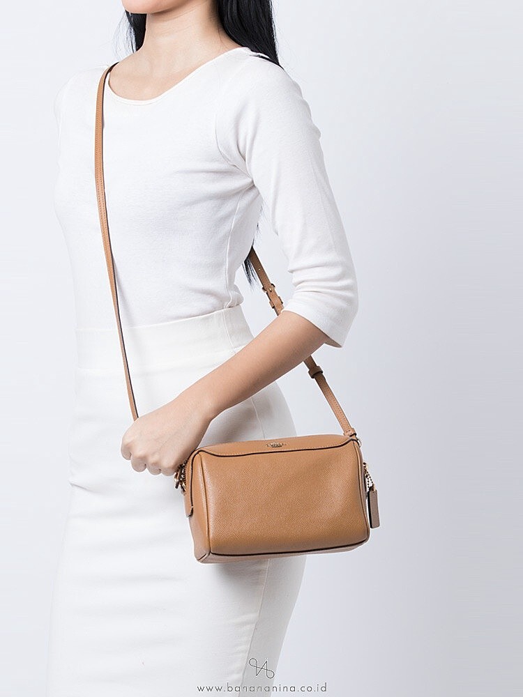 NWT COACH 76629 Mini Bennett Satchel Crossgrain Leather Shoulder