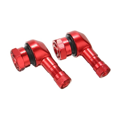 2PCS Car Motorcycle 90 Degree Wheel Tire Tyre Valves Stem Caps Cover Accessories - Picture 8 of 12