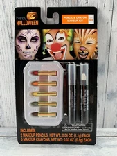 Happy Halloween Pencil And Crayon Makeup Kit 5+