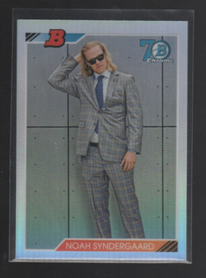 NOAH SYNDERGAARD 2017 BOWMAN CHROME 1992 VARIATION CARD #92B-NS 