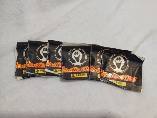 Lot Of 6 Packs Open Unused ghostbusters 1987 panini stickers Lot Of 6 Packs Open Unused ghostbusters 1987 panini stickers