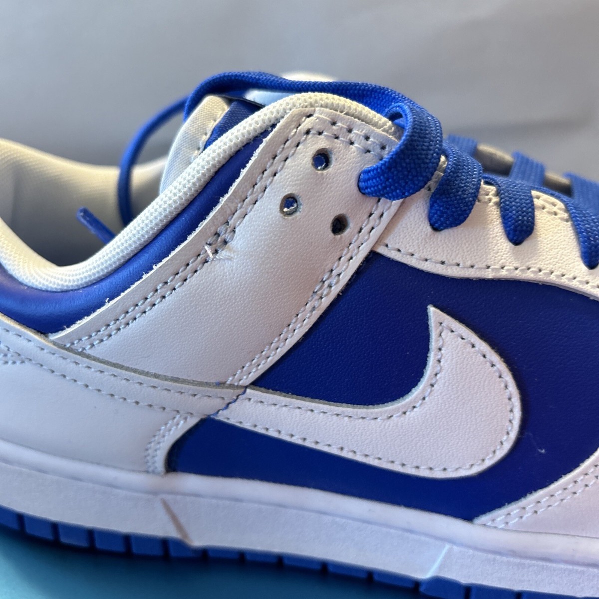 DD1391-401 Dunk Low Retro Racer Blue White Reverse Kentucky Royal
