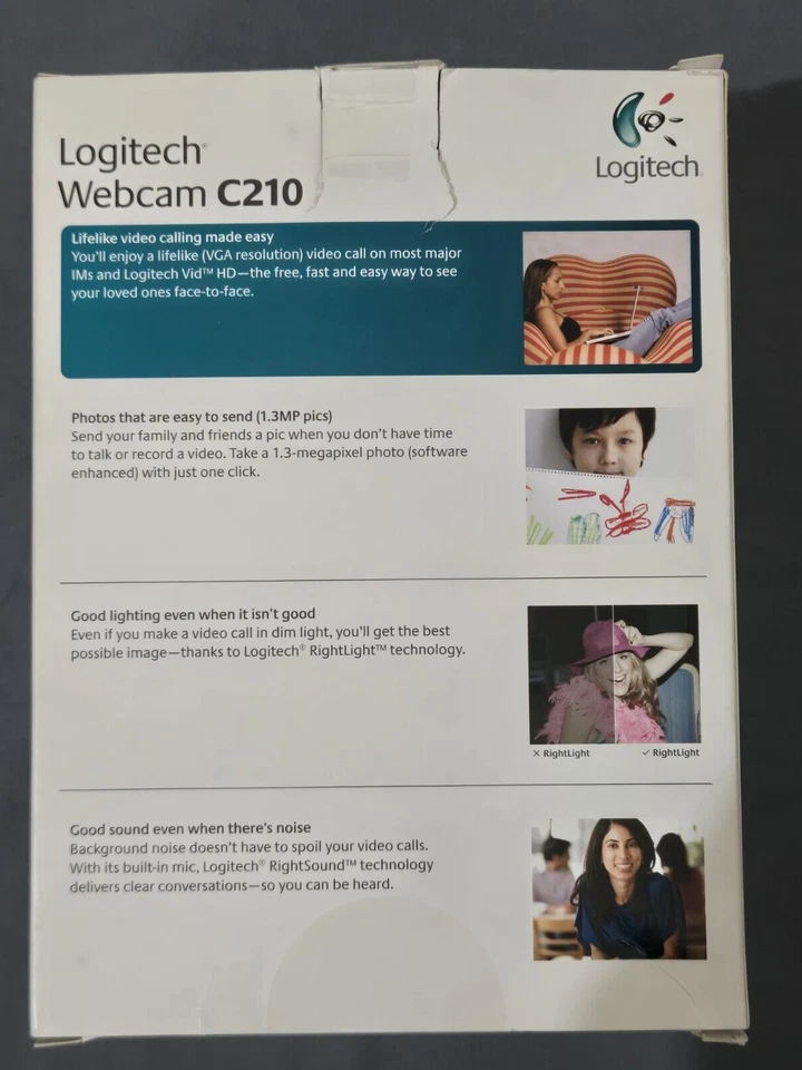 logitech webcam C210 VGA 1.3MP photos works on multiple platforms - Image 4 of 4