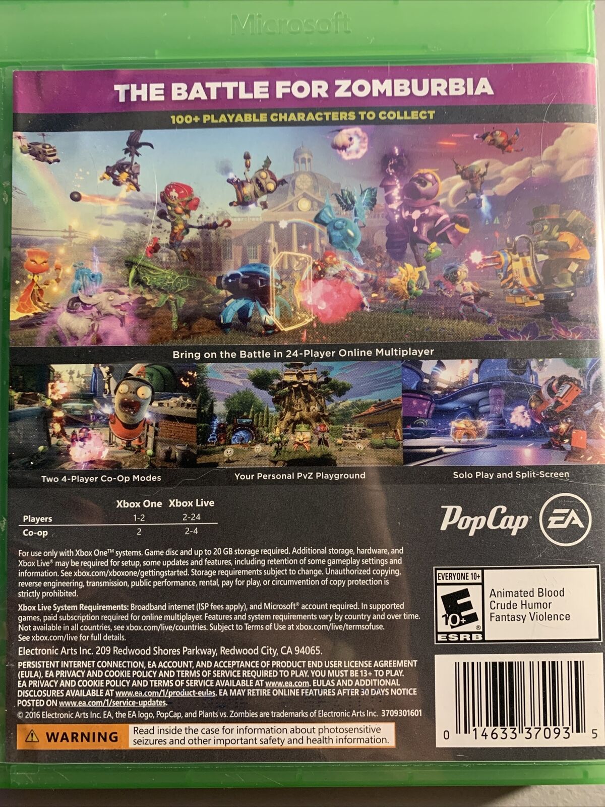 Plants vs Zombies Garden Warfare 2 (PC DVD Game) The Battle for Zomburbia 