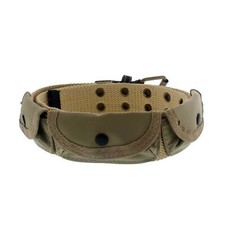 Zac's Alter Ego 2 Row Eyelet Canvas Belt with 3 Pockets