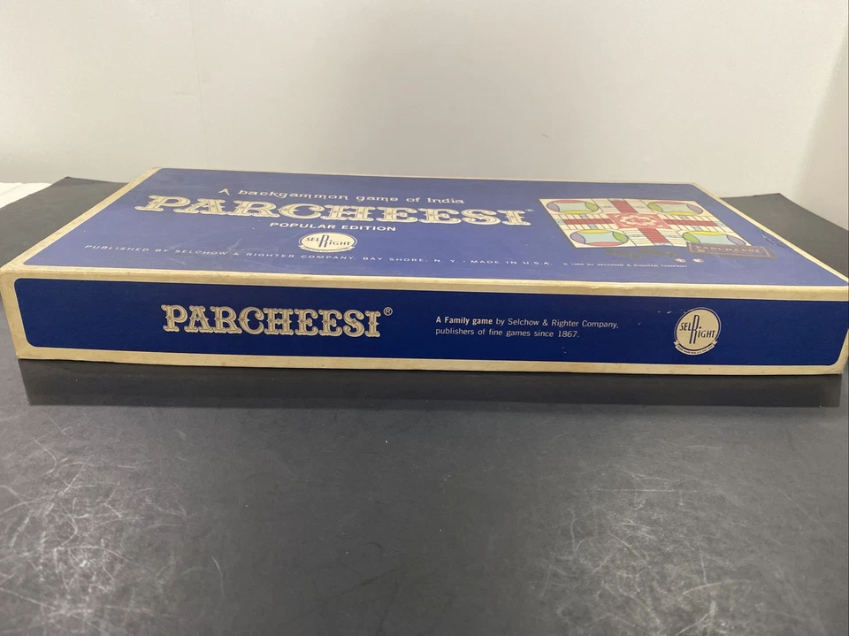 SelRight 1964 Parcheesi Board Game Popular Edition Backgammon USA - Image 4 of 4