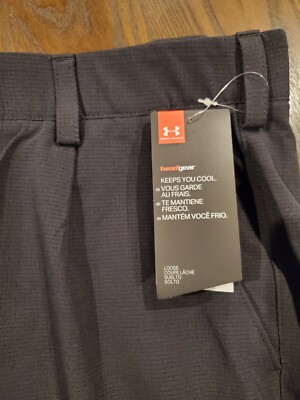 Under Armour Mens 40 AIRVENT Golf Pleated Pants Black Spieth 1293915 for  sale online | eBay