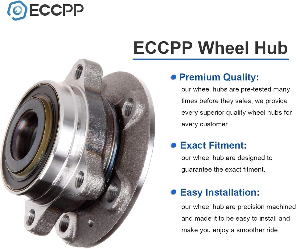 Nuevo conjunto de cojinete de rueda y buje para Volvo XC90 2003-2009 5 tacos envío rápido Foto 2 de 4