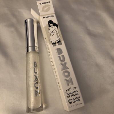 Buxom Full On Plumping Lip Polish Lip Gloss Shade Dominique 4.45ml NIB