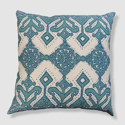 $240 D.V. Kap Home Green Emerald Demarco Pillow 24''Sq.