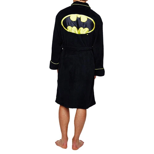 Adult Warm Nightgown Cosplay The Batman Superman Pajamas Bathrobe Superhero 2025 - Picture 4 of 11