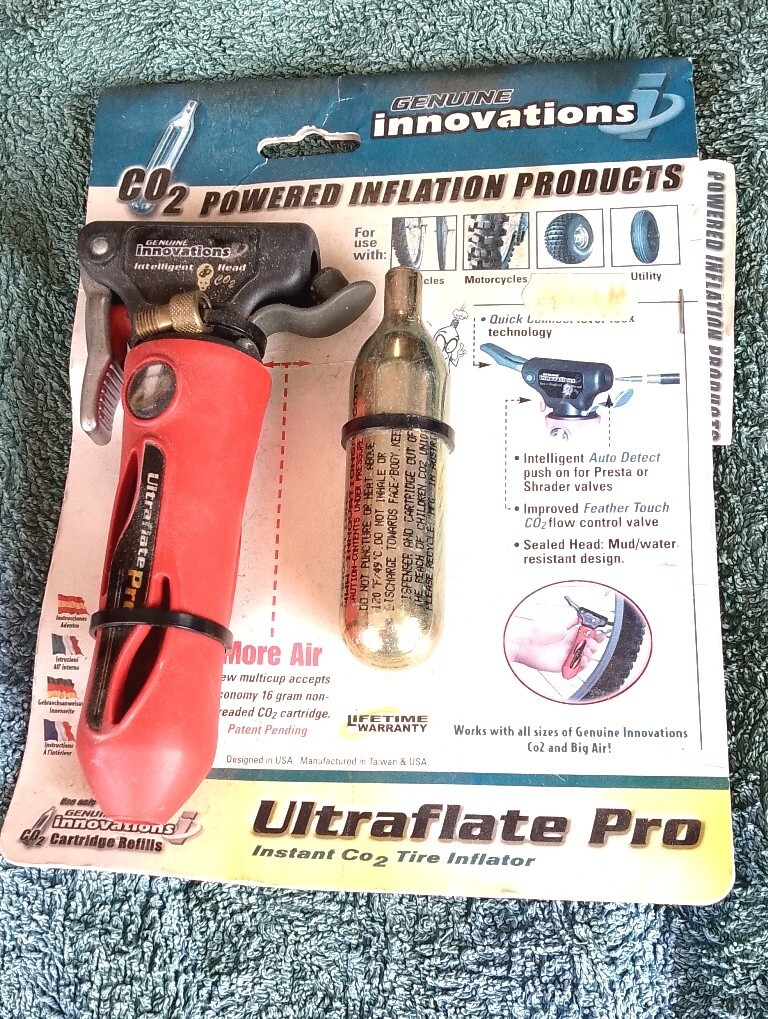 Genuine Innovations Ultraflate Co2 Bicycle Tire Inflator Genuine